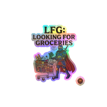 LFG: Looking For Groceries – Sticker