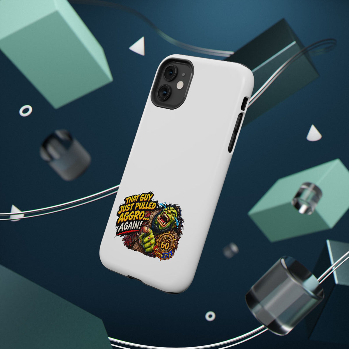 Phone Case — 'That Guy Just Pulled Aggro… Again' Heavy-Duty Impact-Resistant Phone Case