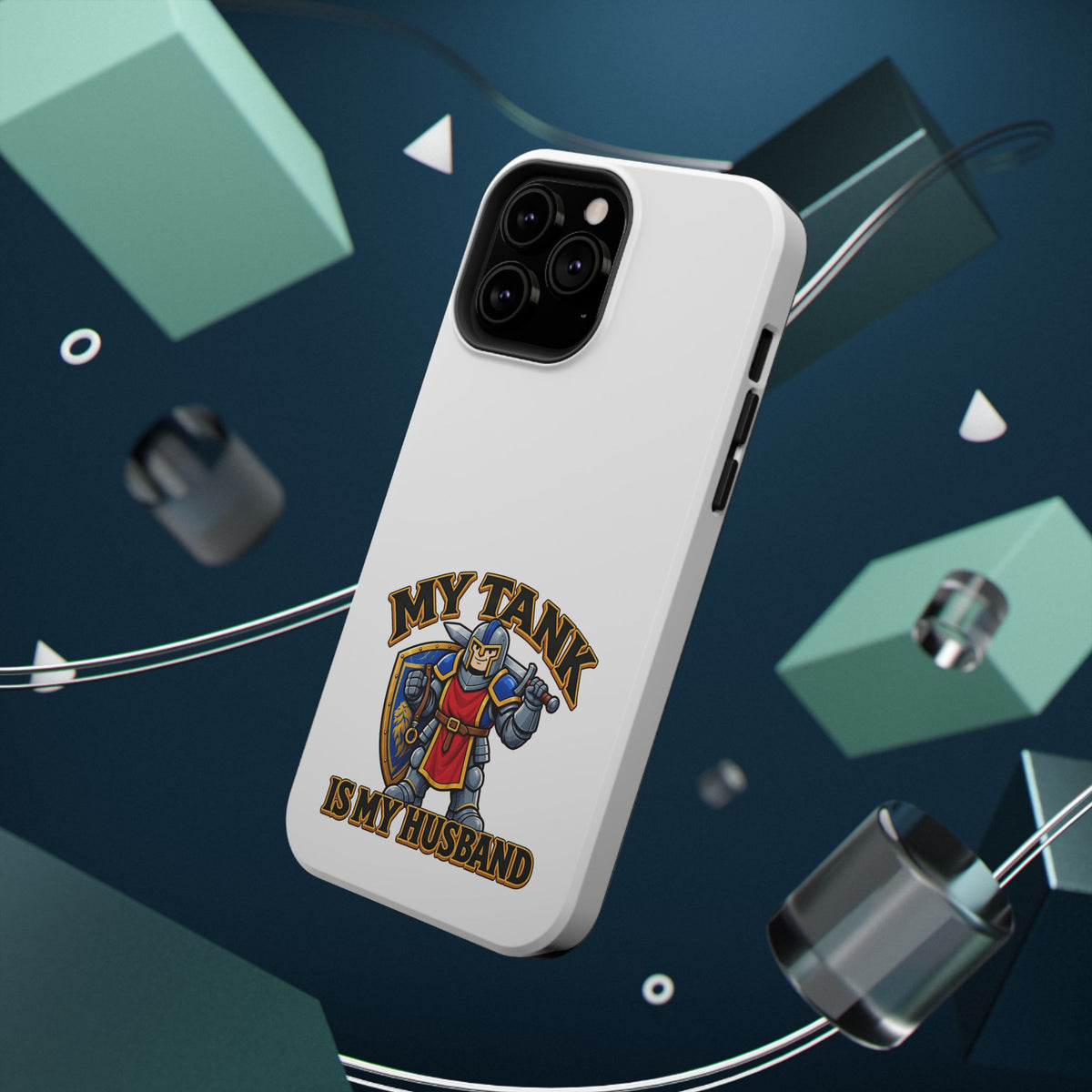 Phone Case — 'My Tank Is My Husband' Heavy-Duty Impact-Resistant Phone Case