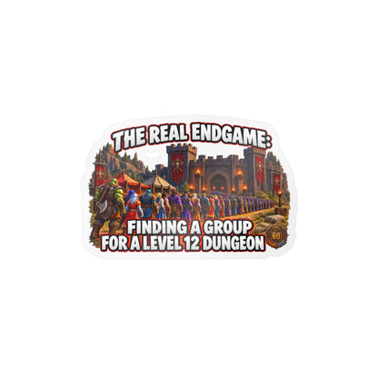The Real Endgame: Finding a Group – Poster Decal