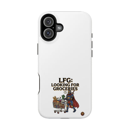 Phone Case — 'LFG: Looking for Groceries' Heavy-Duty Impact-Resistant Phone Case