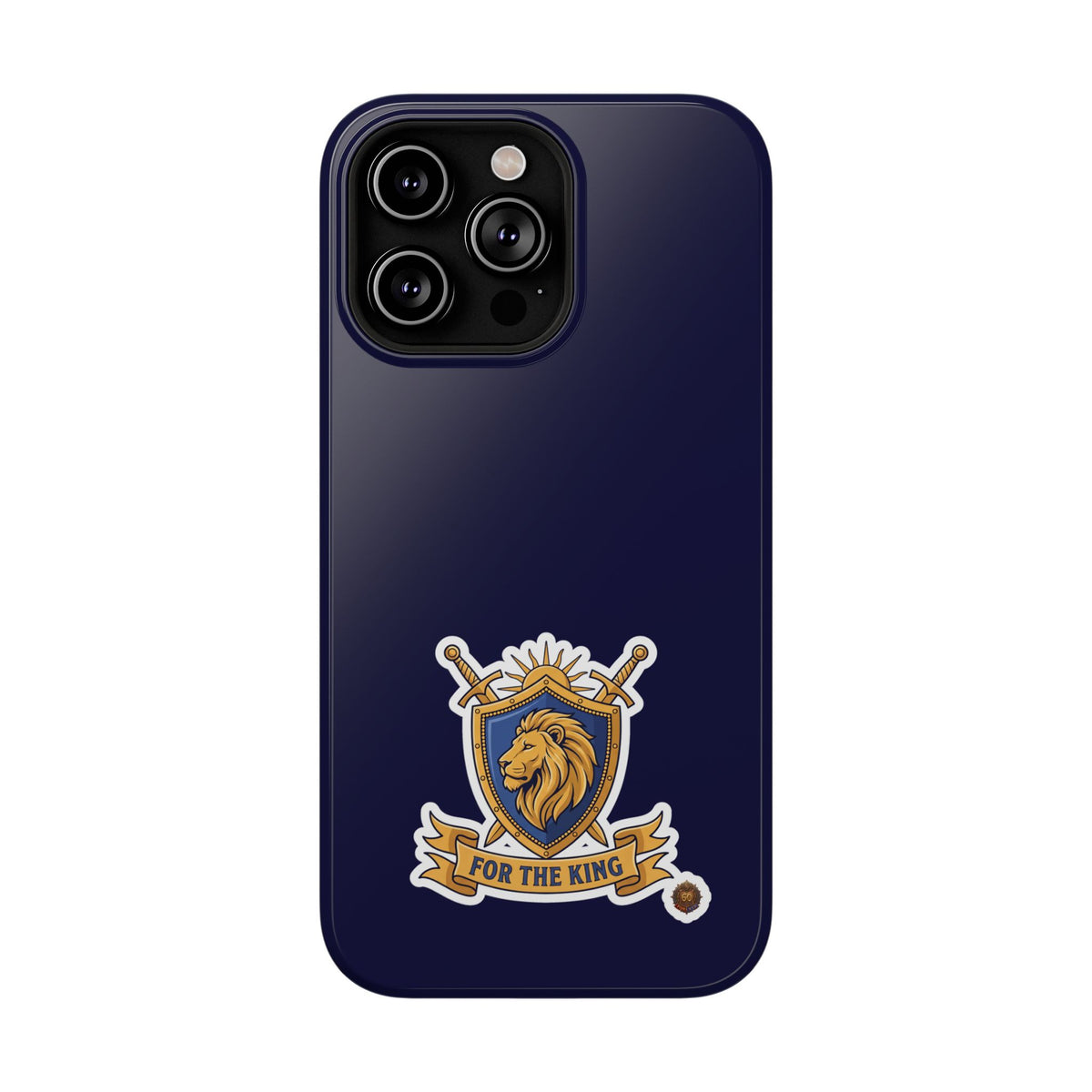 Phone Case — 'For The King Crest' Heavy-Duty Impact-Resistant Phone Case