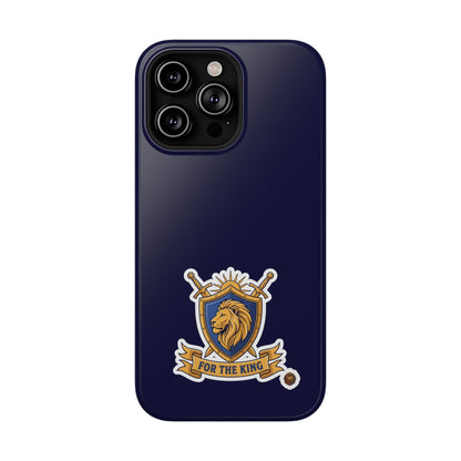 Phone Case — 'For The King Crest' Heavy-Duty Impact-Resistant Phone Case