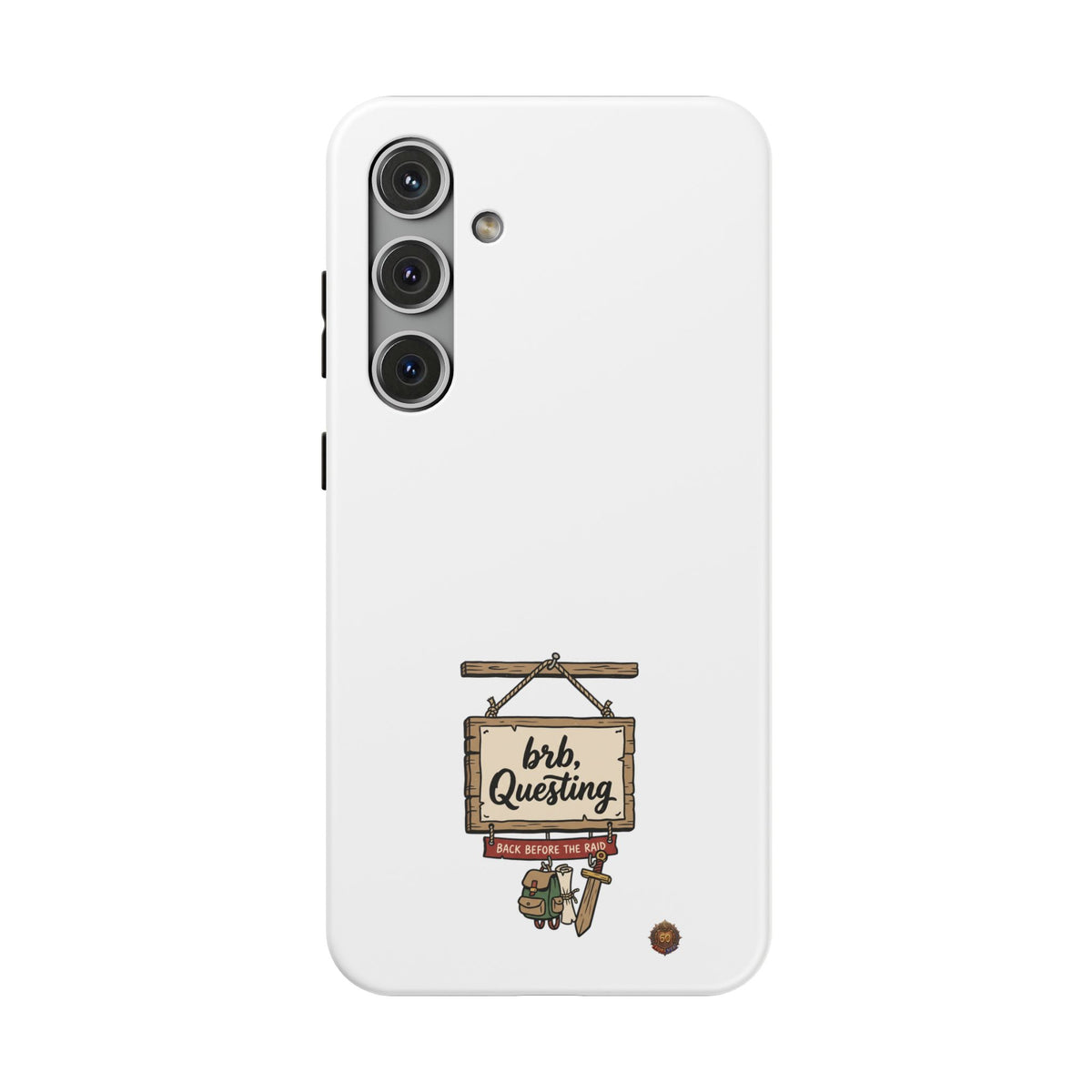 brb, Questing – Phone Case