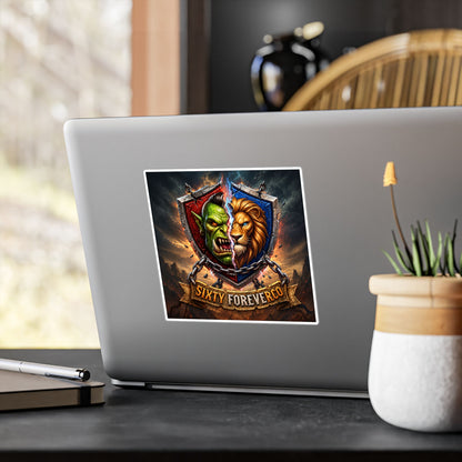 Pick Your Side – Split Shield – Poster Decal