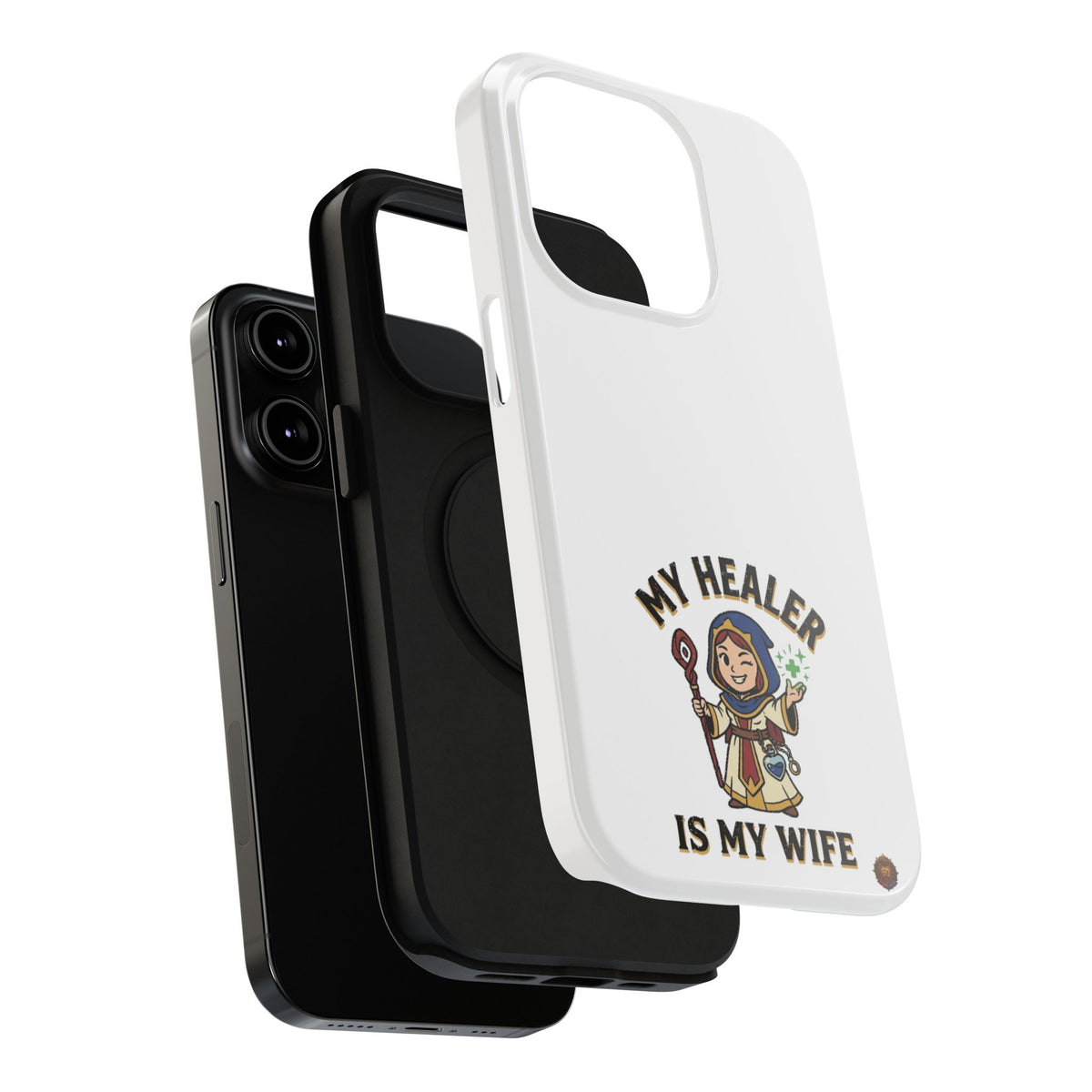 Phone Case — 'My Healer Is My Wife' Heavy-Duty Impact-Resistant Phone Case