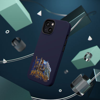 Phone Case — 'For The King' Banner Heavy-Duty Impact-Resistant Phone Case