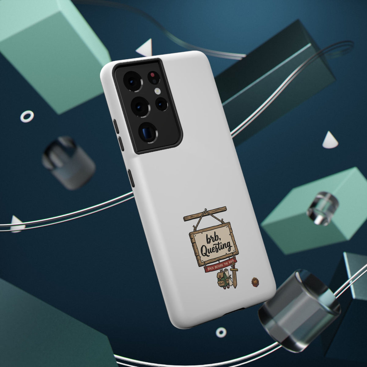 brb, Questing – Phone Case
