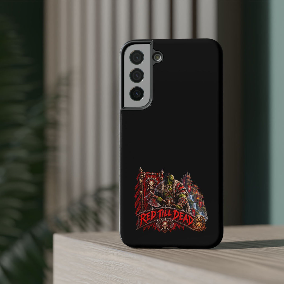 Phone Case — 'Red Till Dead' Heavy-Duty Impact-Resistant Phone Case