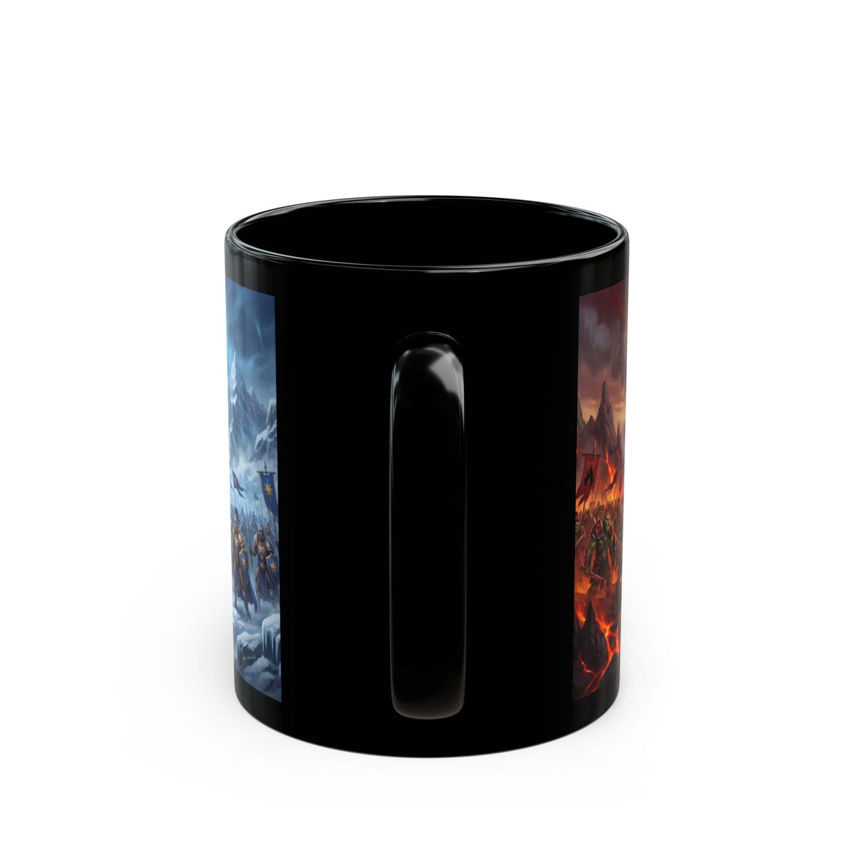 Fantasy RPG - 60 FOREVER Black Coffee Mug (11oz)