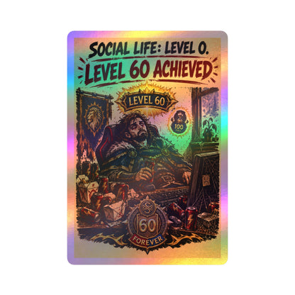 Level 60 Achieved (Blue) – Sticker