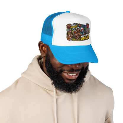 Red 'Til Dead Trucker Hat — Horror Zombie Foam Mesh Cap