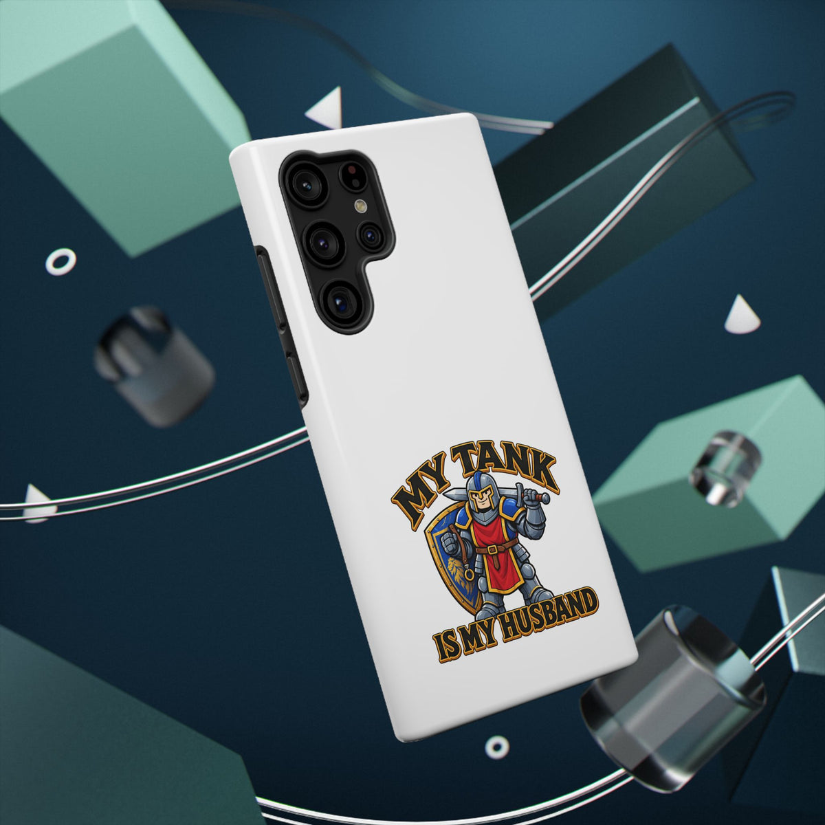 Phone Case — 'My Tank Is My Husband' Heavy-Duty Impact-Resistant Phone Case
