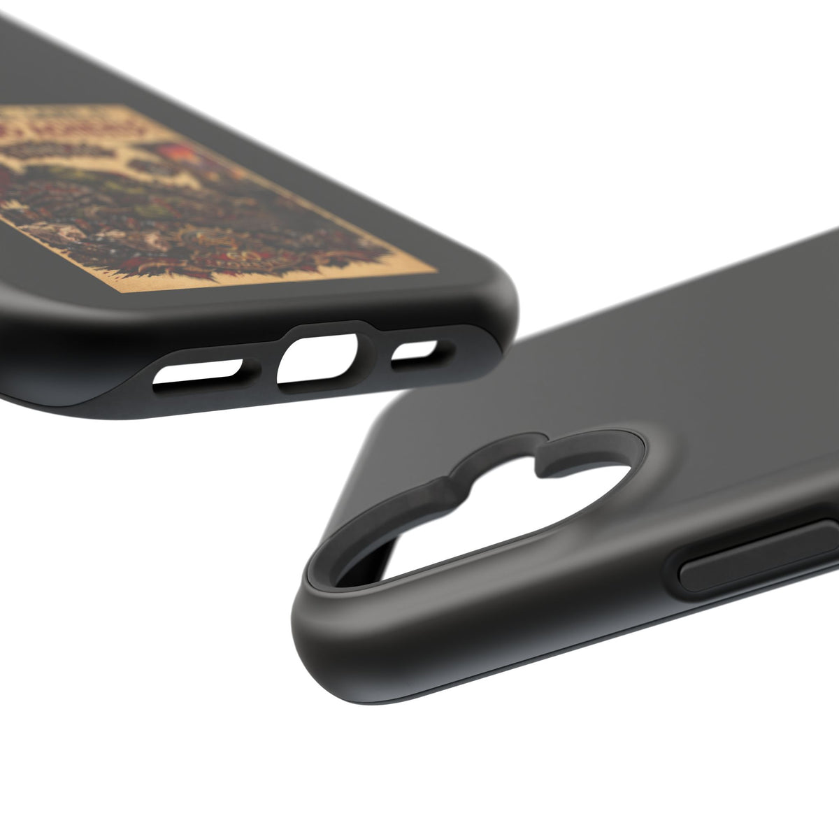 Phone Case — 'Social Life: Level 0 — Level 60 Achieved (Skull Banner)' Heavy-Duty Impact-Resistant Phone Case