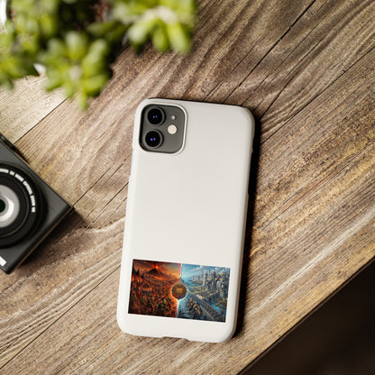 Viking Warrior Slim Phone Case — Norse Saga Art