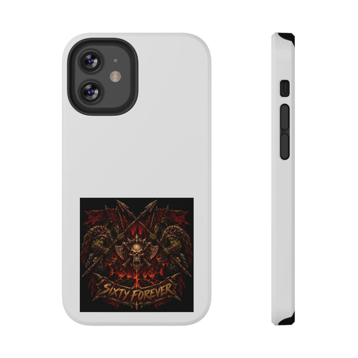 Sixty Forever – Skull & Axes – Phone Case