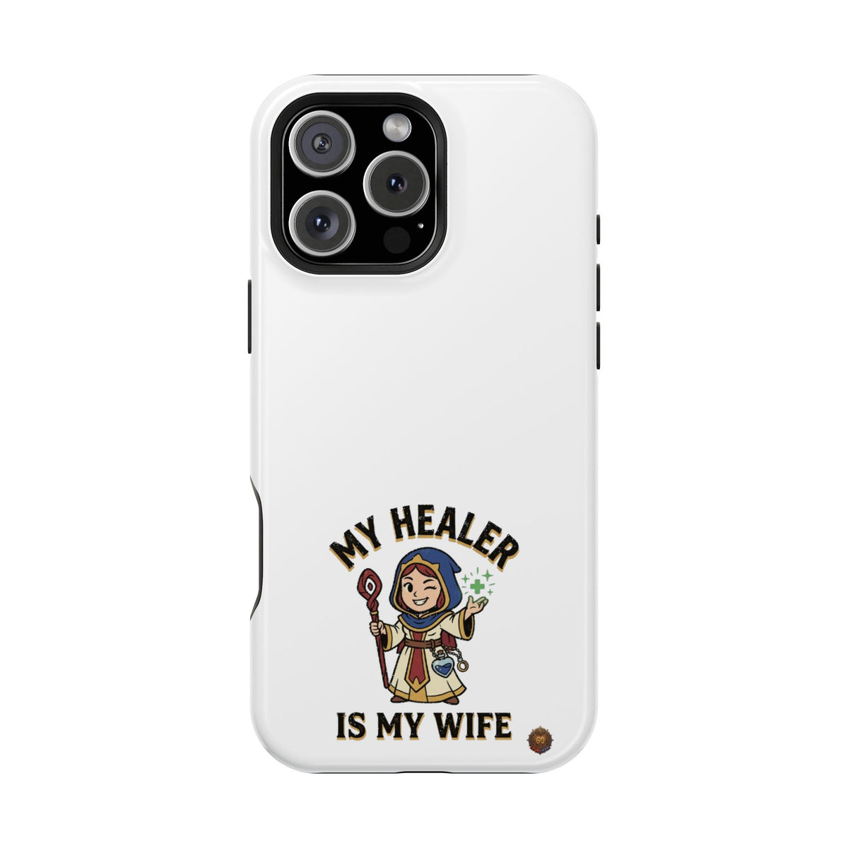 Phone Case — 'My Healer Is My Wife' Heavy-Duty Impact-Resistant Phone Case