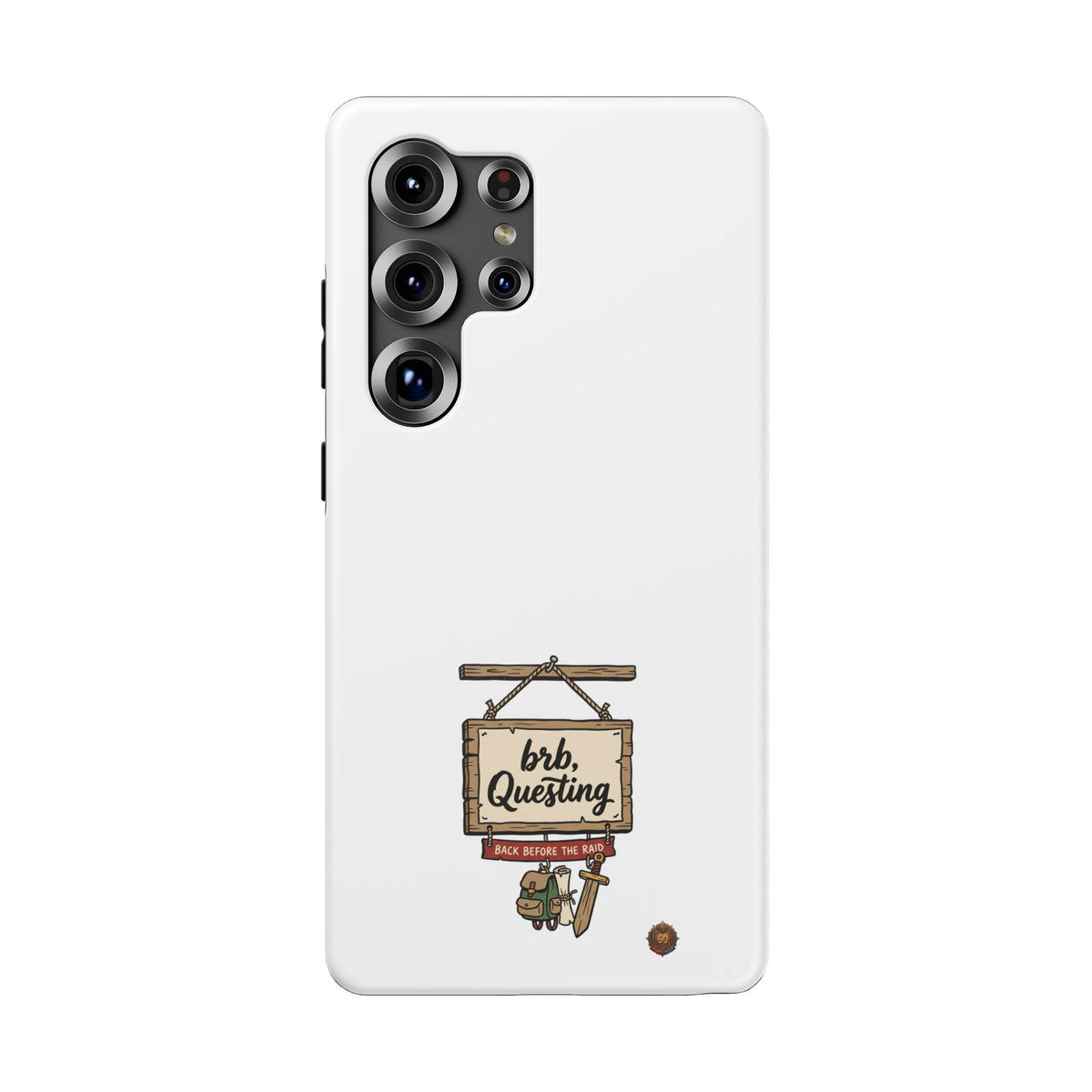 brb, Questing – Phone Case