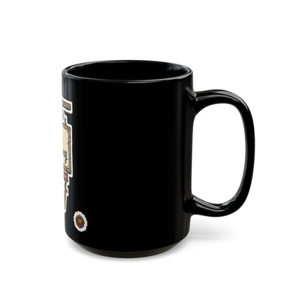 brb, Questing – Black Mug (11oz & 15oz)