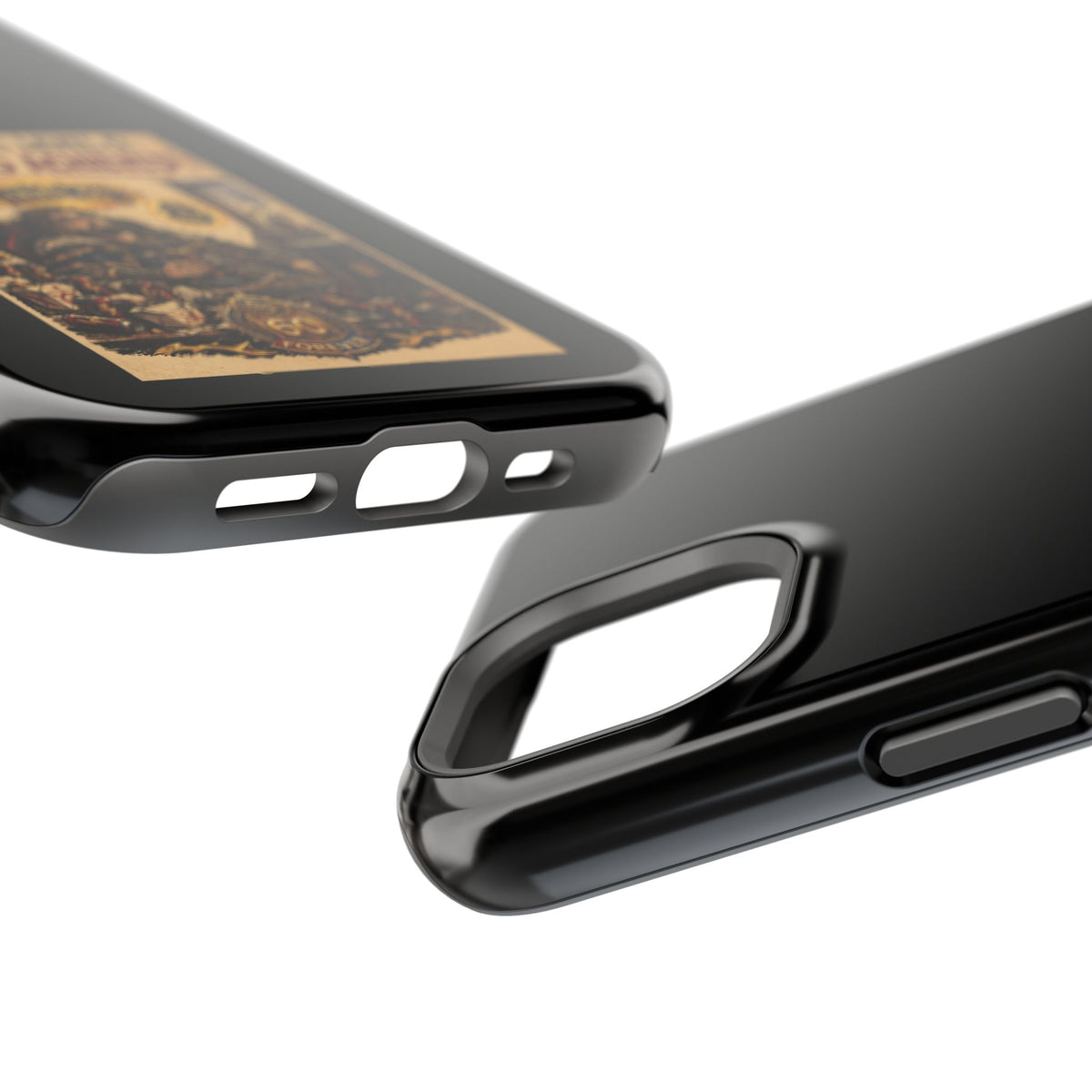 Phone Case — 'Social Life: Level 0 — Level 60 Achieved (Lion Banner)' Heavy-Duty Impact-Resistant Phone Case