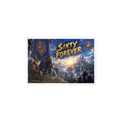 Sixty Forever – Blue Banner – Sticker