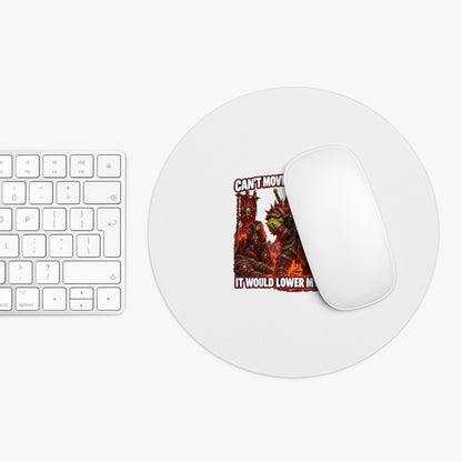 Mouse Pad — "Can't Move Out of the Fire, It Would Lower My DPS" Gaming Mousepad