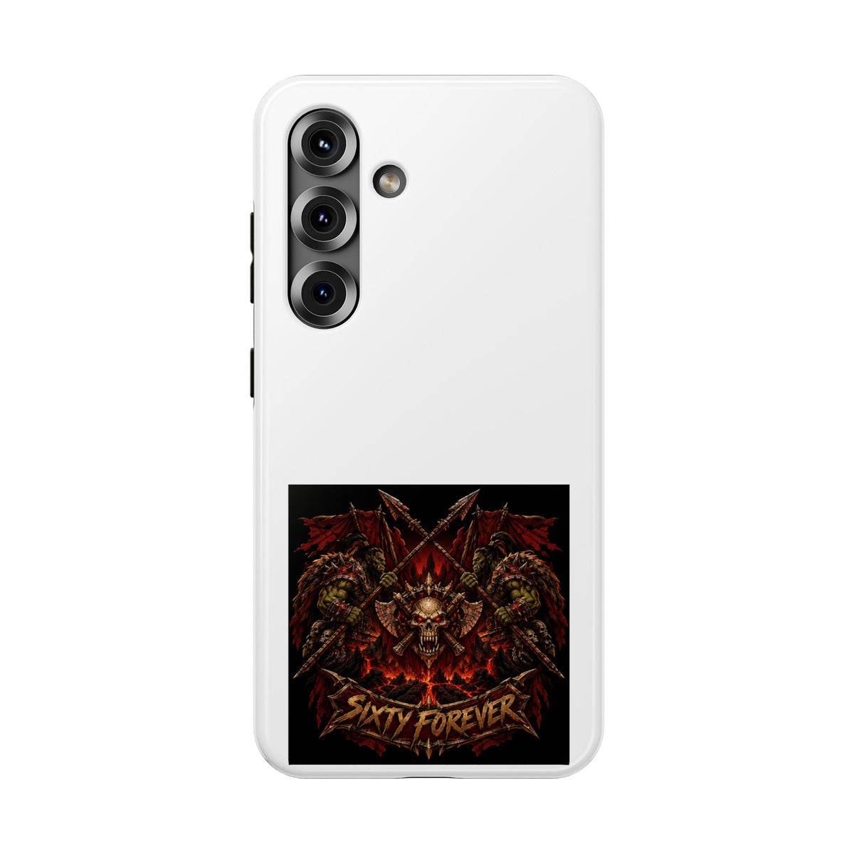 Sixty Forever – Skull & Axes – Phone Case