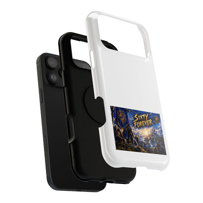 Sixty Forever – Blue Banner – Phone Case