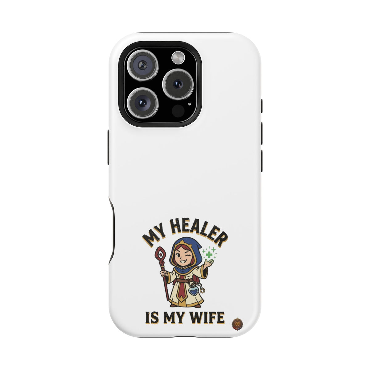 Phone Case — 'My Healer Is My Wife' Heavy-Duty Impact-Resistant Phone Case