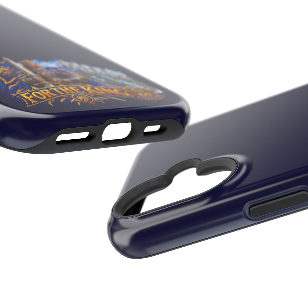 Phone Case — 'For The King' Banner Heavy-Duty Impact-Resistant Phone Case