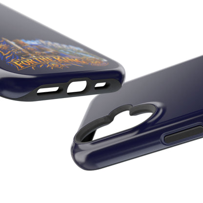 Phone Case — 'For The King' Banner Heavy-Duty Impact-Resistant Phone Case