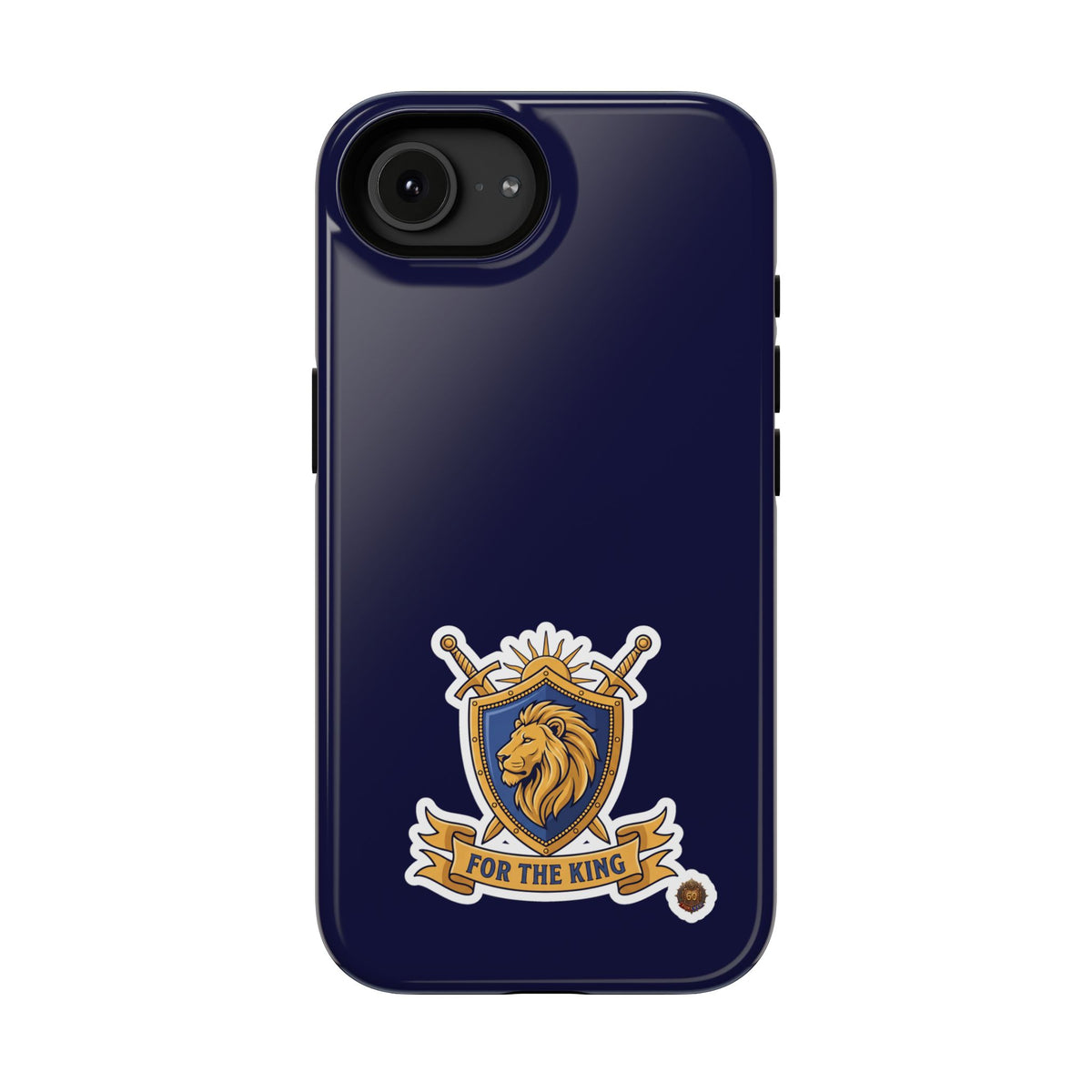 Phone Case — 'For The King Crest' Heavy-Duty Impact-Resistant Phone Case
