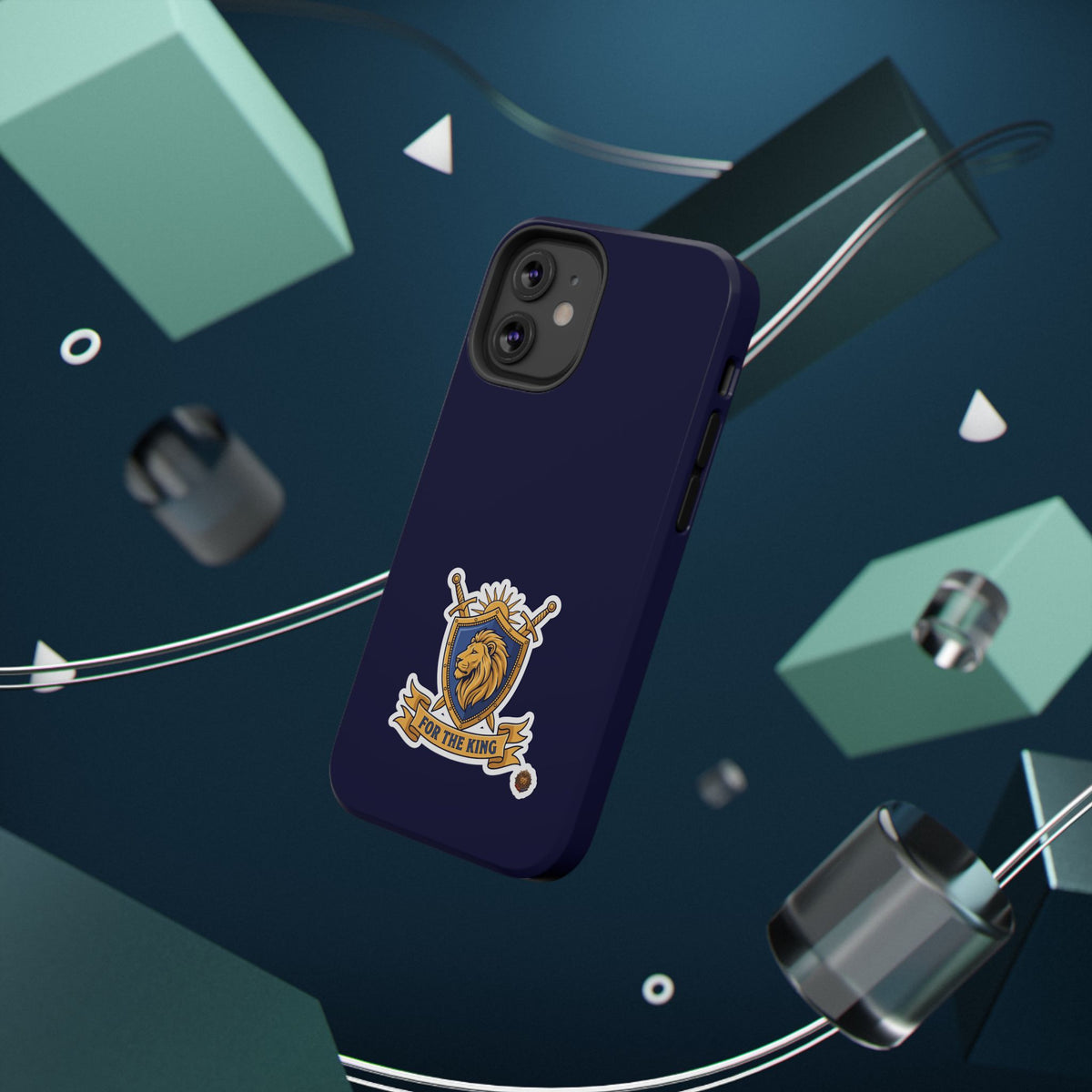 Phone Case — 'For The King Crest' Heavy-Duty Impact-Resistant Phone Case