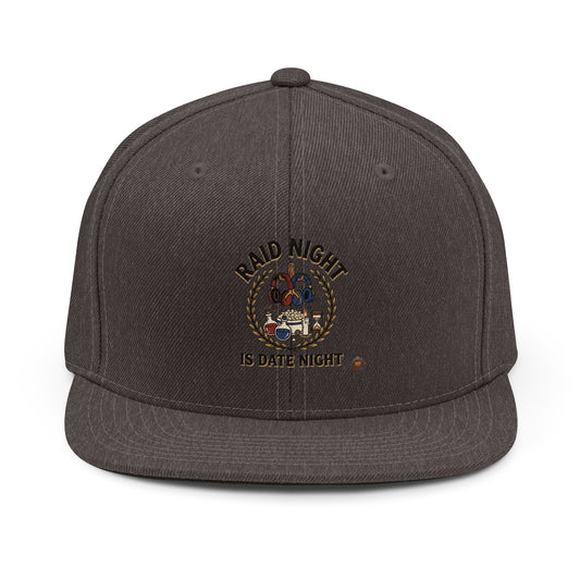 Raid Night Is Date Night Snapback Hat