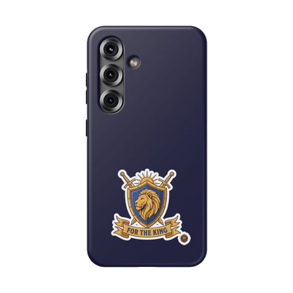 Phone Case — 'For The King Crest' Heavy-Duty Impact-Resistant Phone Case