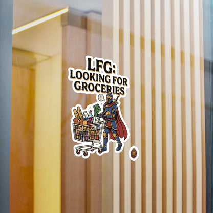 LFG: Looking For Groceries – Sticker