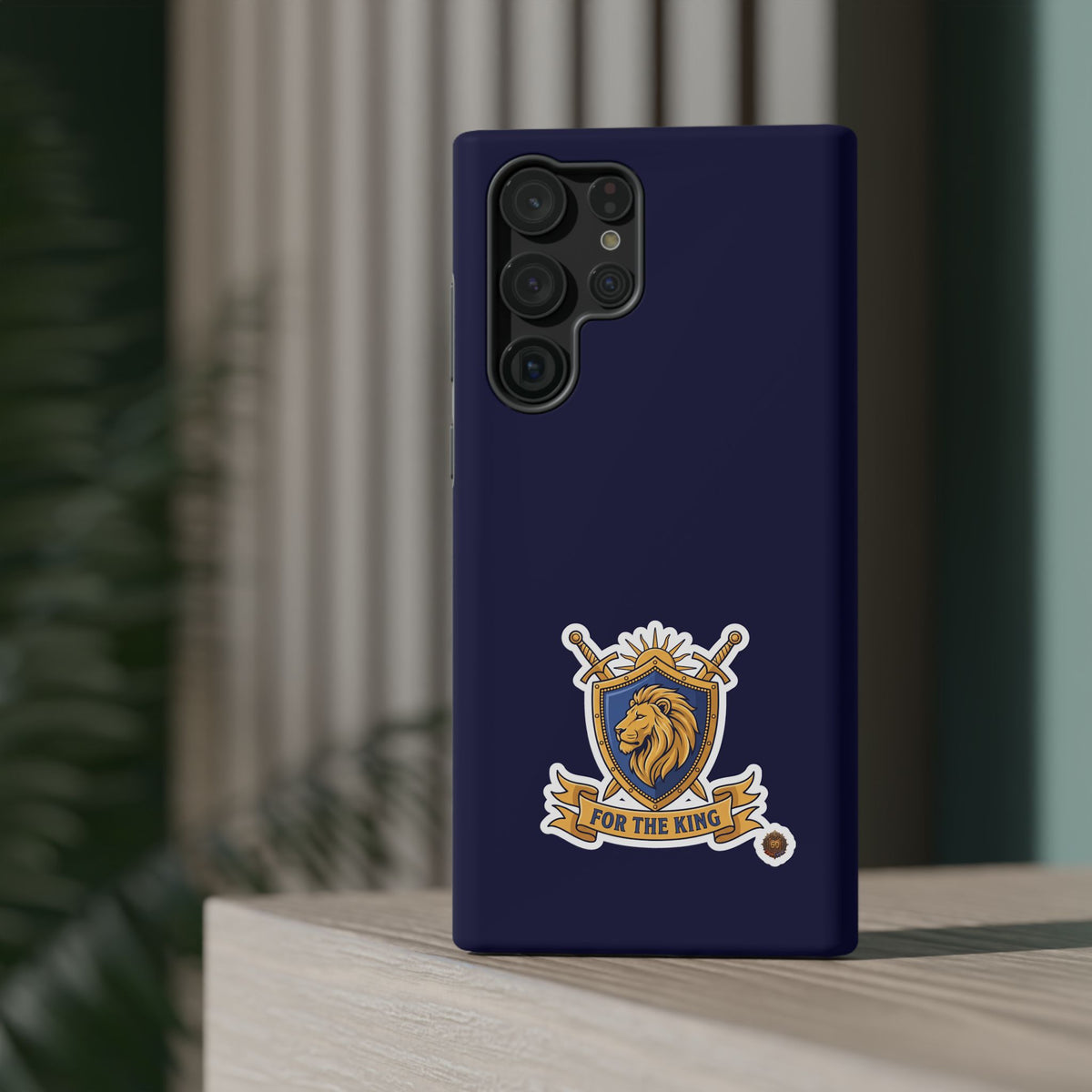 Phone Case — 'For The King Crest' Heavy-Duty Impact-Resistant Phone Case
