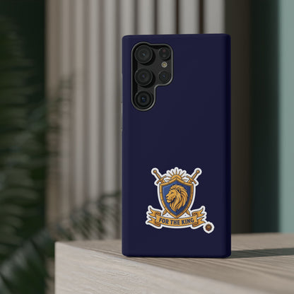 Phone Case — 'For The King Crest' Heavy-Duty Impact-Resistant Phone Case