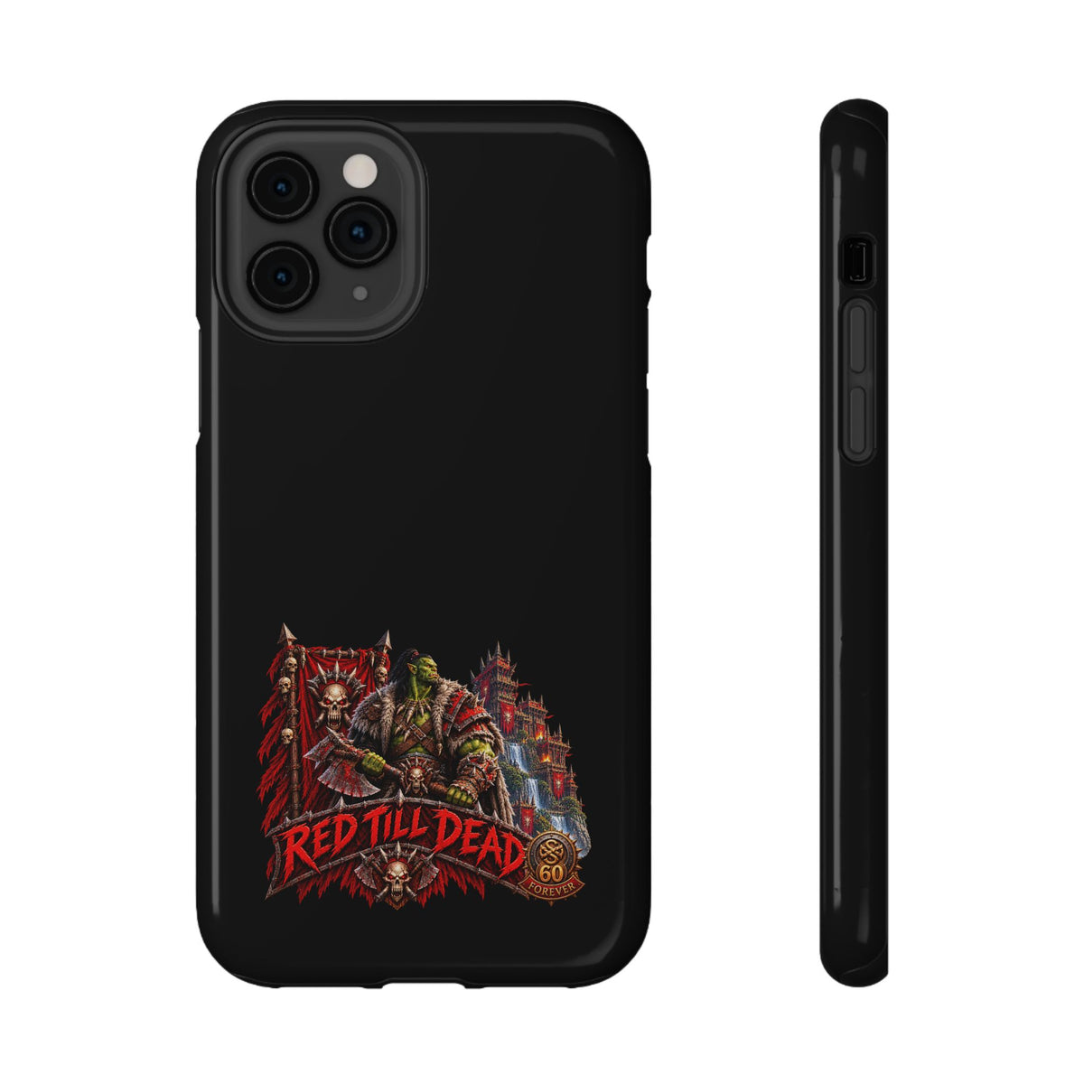 Phone Case — 'Red Till Dead' Heavy-Duty Impact-Resistant Phone Case