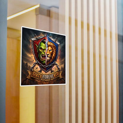 Pick Your Side – Split Shield – Poster Decal