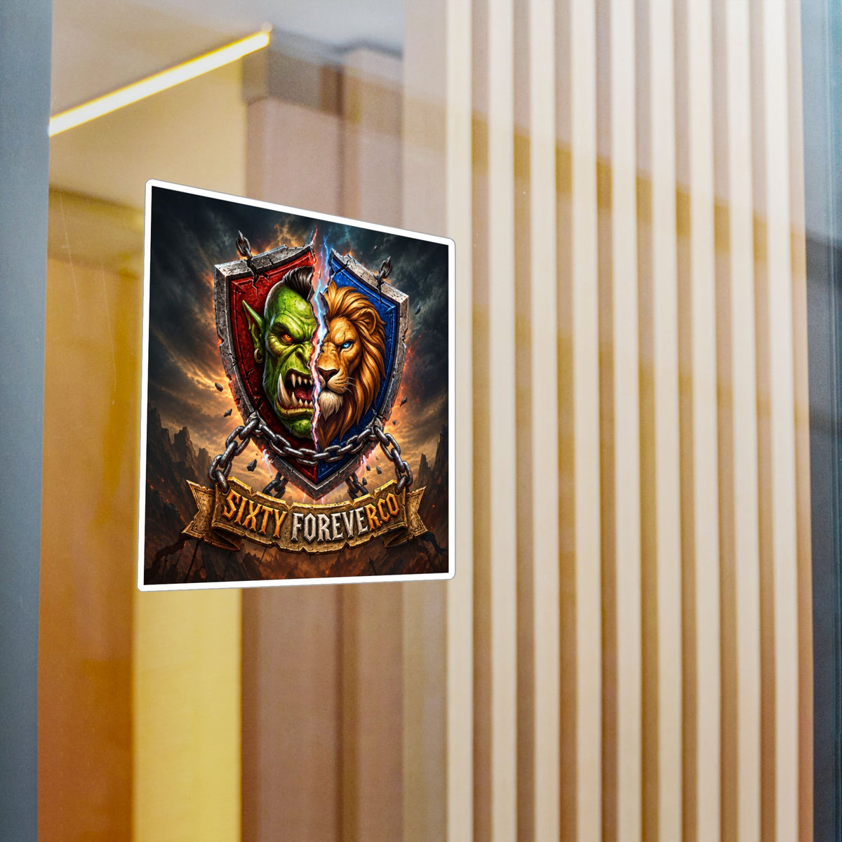 Pick Your Side – Split Shield – Sticker