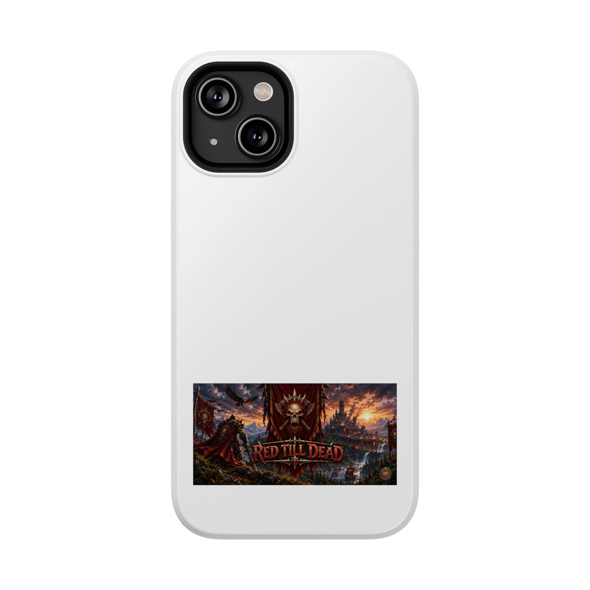 Red Till Dead – Banner Art – Phone Case