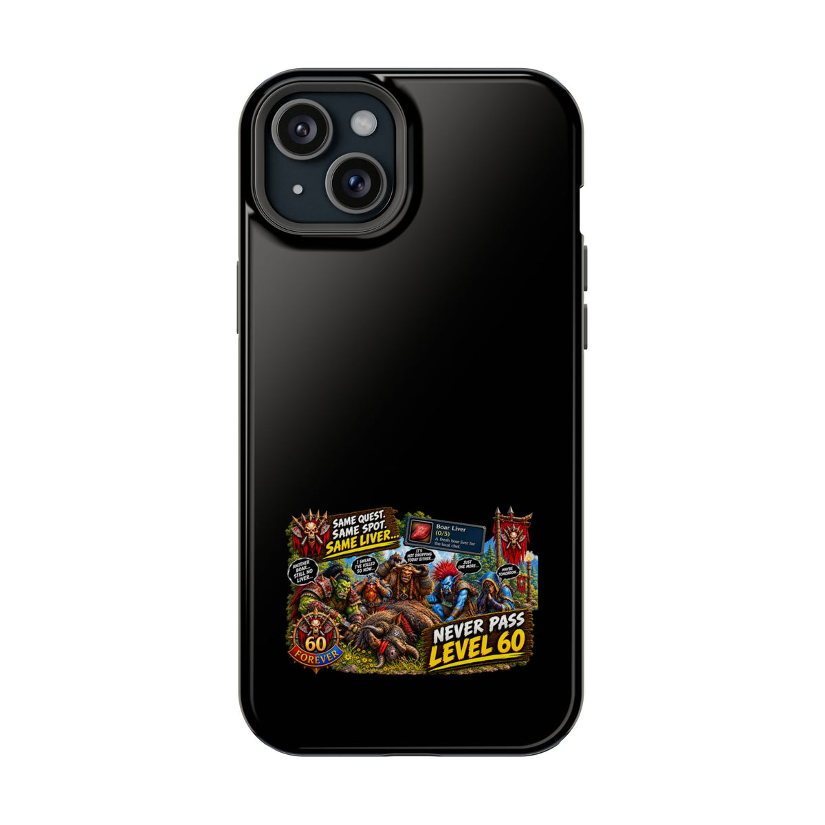 Phone Case — 'Same Quest, Same Spot' Heavy-Duty Impact-Resistant Phone Case