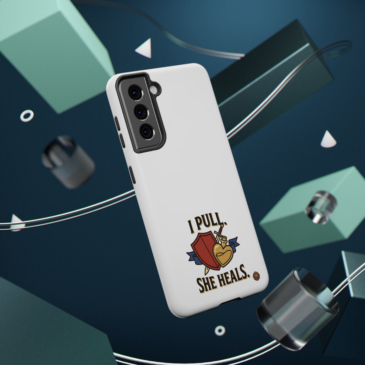 Phone Case — 'I Pull. She Heals.' Heavy-Duty Impact-Resistant Phone Case