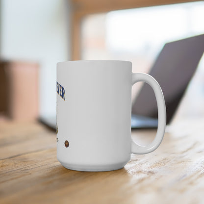 Heal Forever 15oz Mug — Cute Healer Character Coffee Cup, RPG Medic Gift