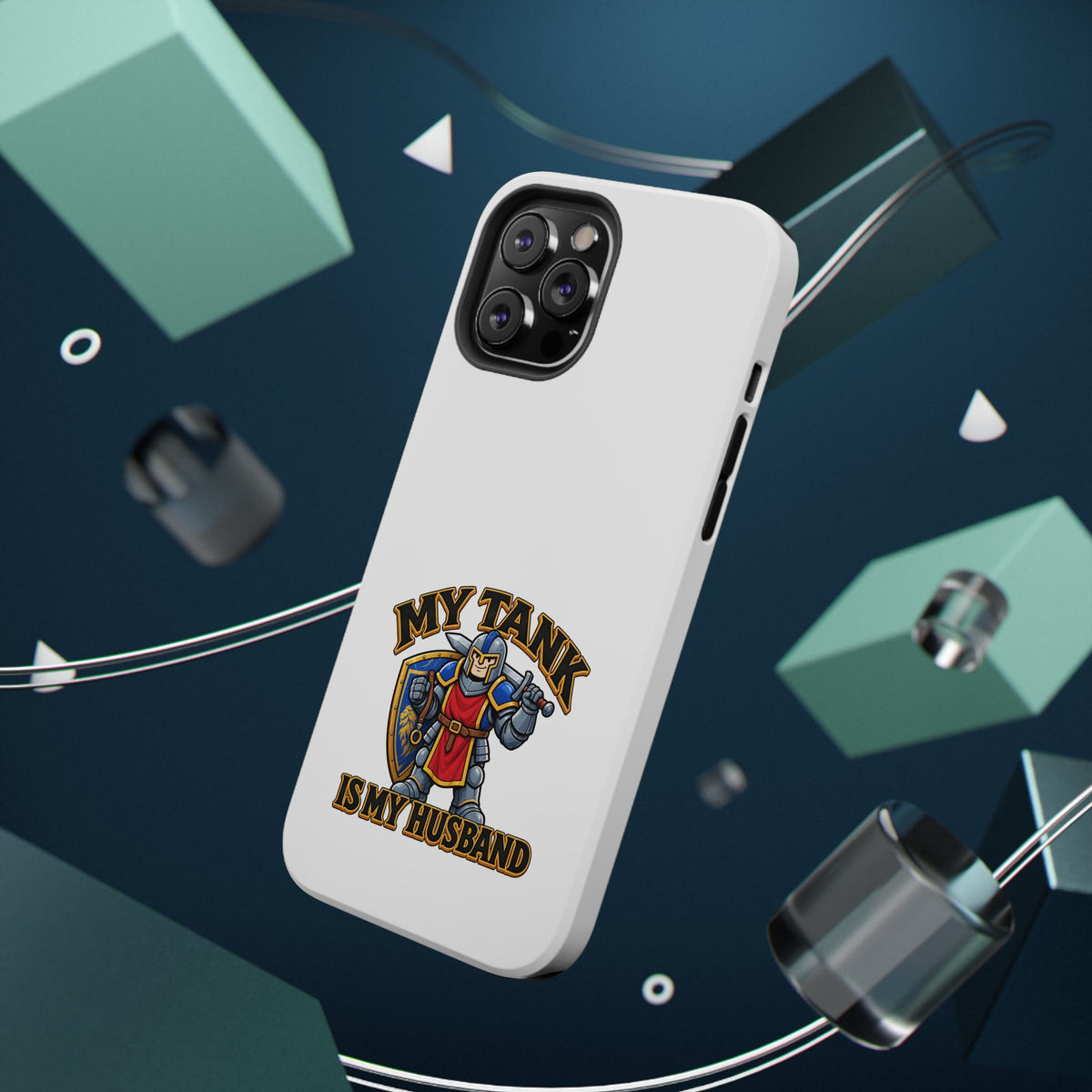Phone Case — 'My Tank Is My Husband' Heavy-Duty Impact-Resistant Phone Case