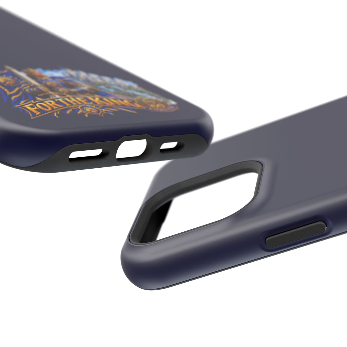 Phone Case — 'For The King' Banner Heavy-Duty Impact-Resistant Phone Case