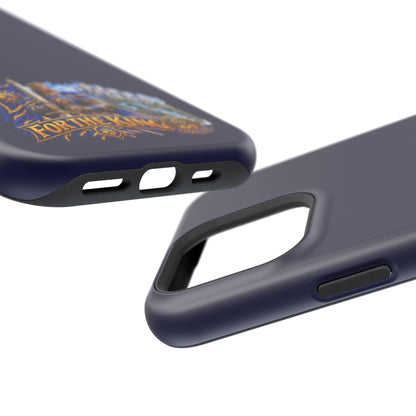 Phone Case — 'For The King' Banner Heavy-Duty Impact-Resistant Phone Case
