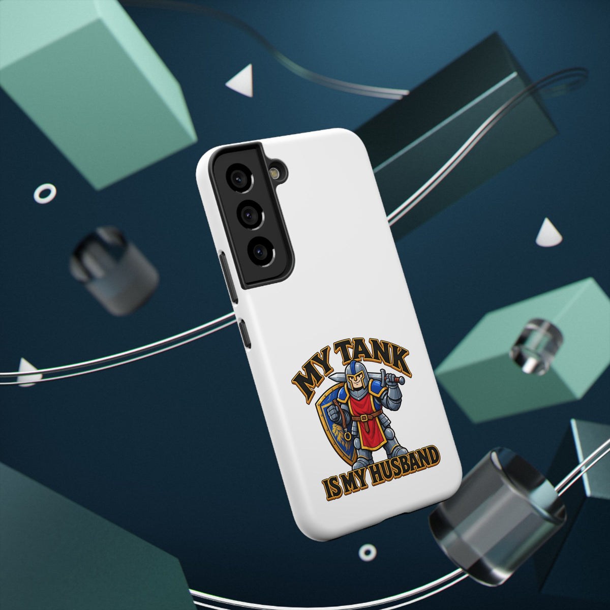 Phone Case — 'My Tank Is My Husband' Heavy-Duty Impact-Resistant Phone Case
