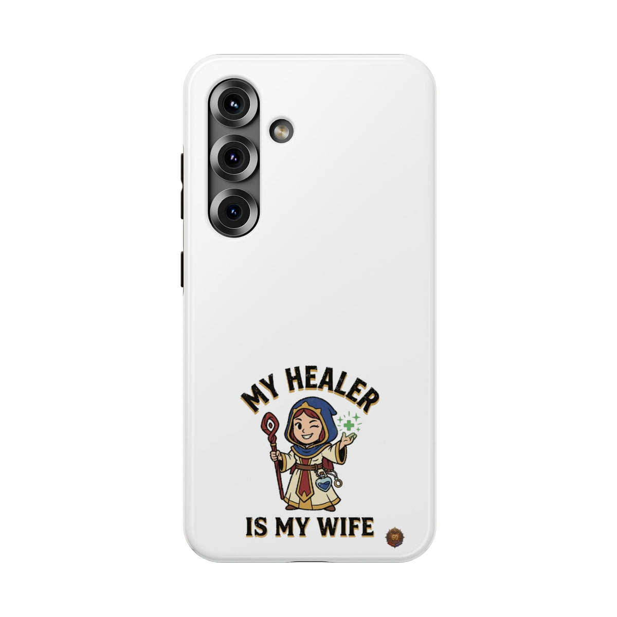Phone Case — 'My Healer Is My Wife' Heavy-Duty Impact-Resistant Phone Case